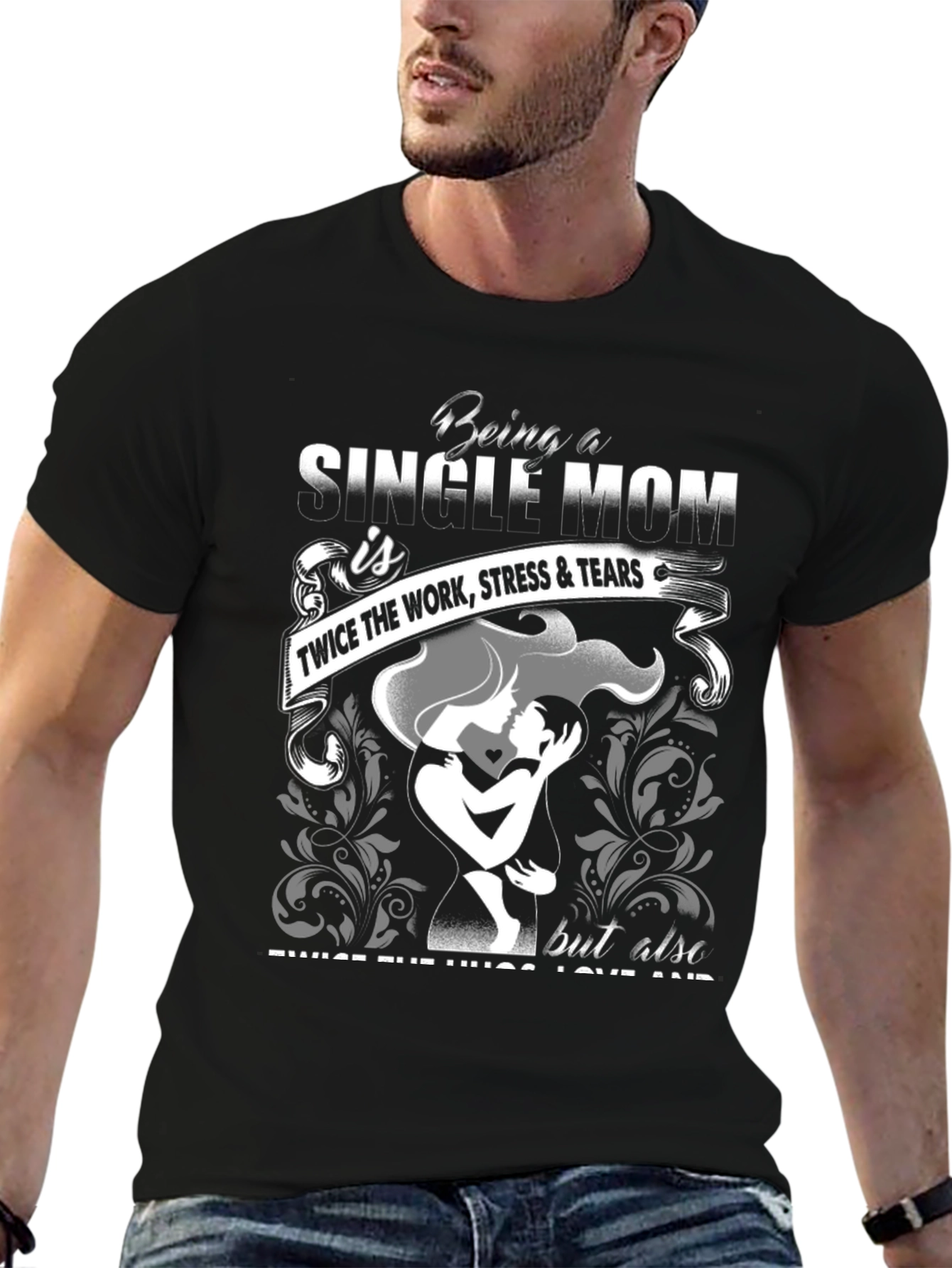 Single Mom Graphic Tee - Twice the Love