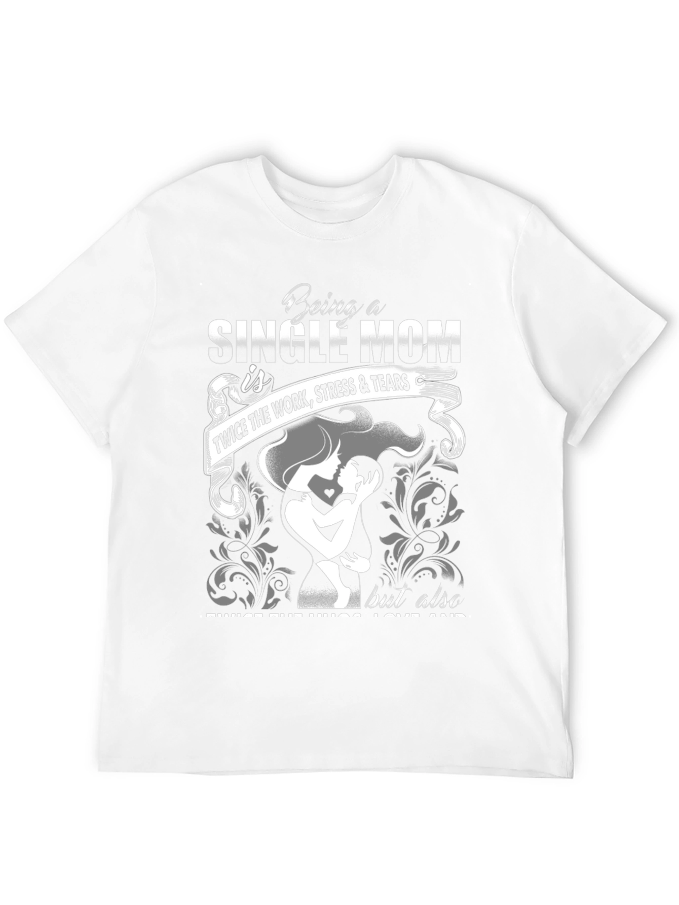 Single Mom Graphic Tee - Twice the Love