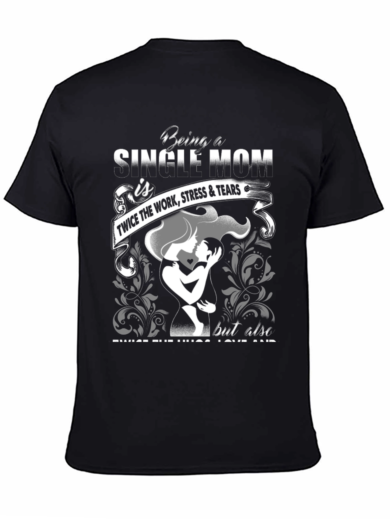 Single Mom Graphic Tee - Twice the Love