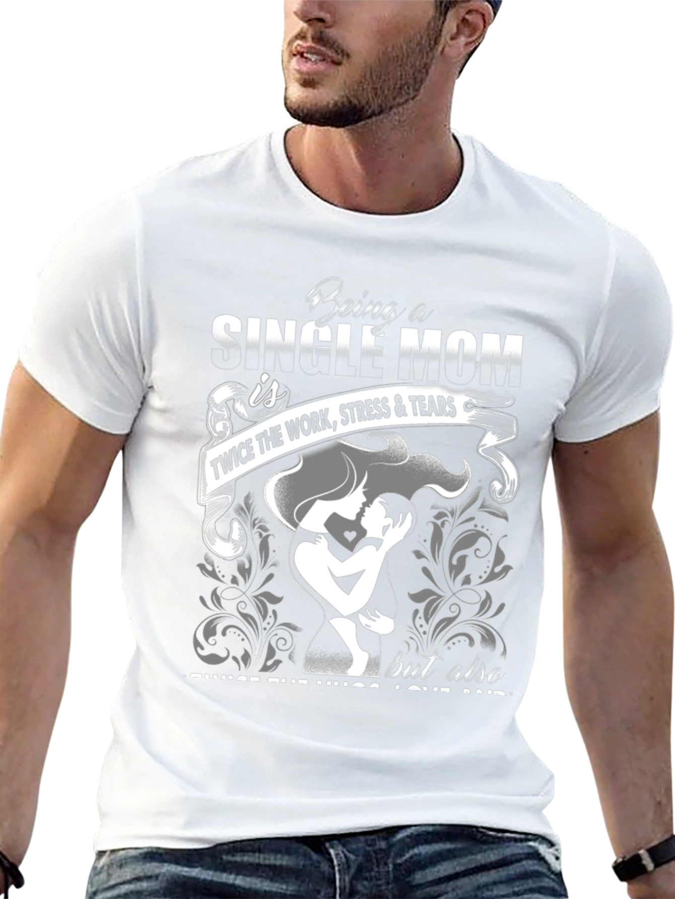 Single Mom Graphic Tee - Twice the Love