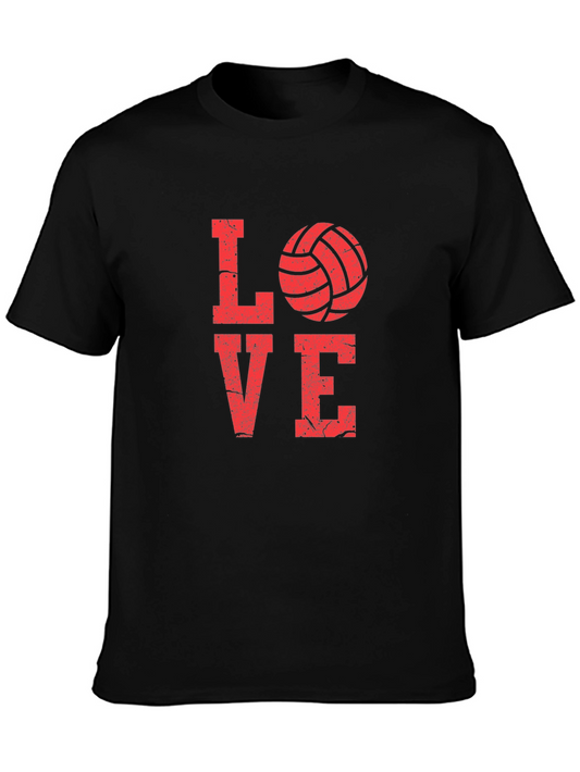 Volleyball Love Graphic Tee - Sports Fan T-Shirt