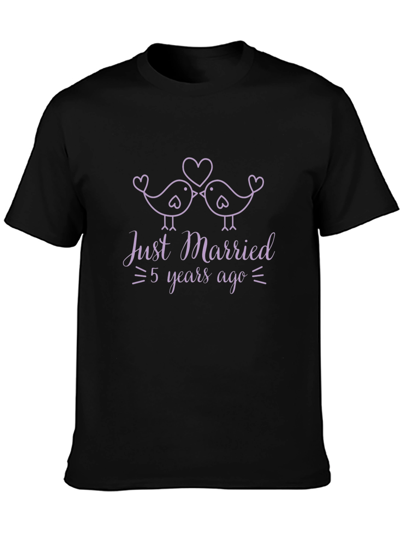 Just Married Anniversary Tee - 5 Years Ago