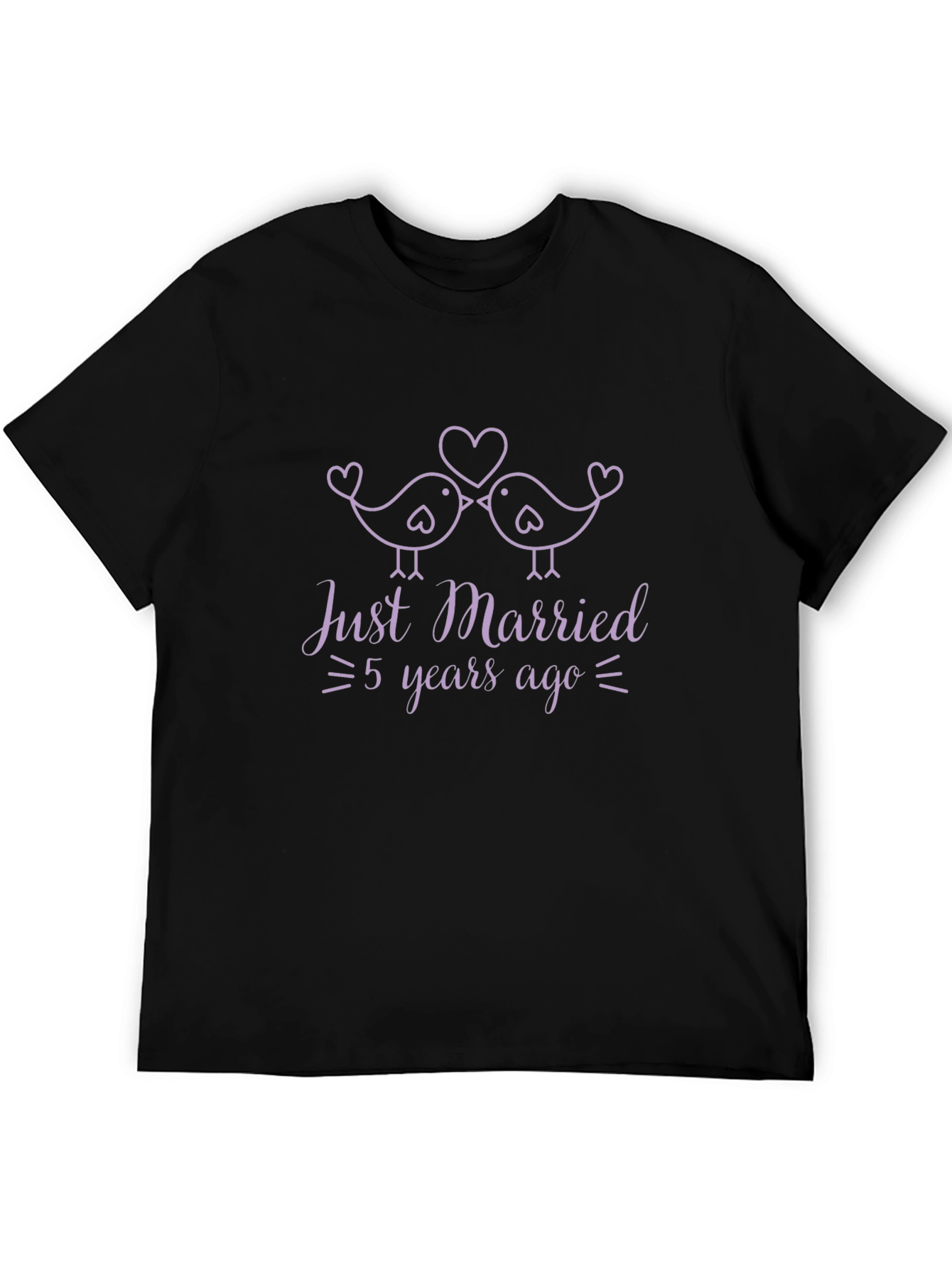 Just Married Anniversary Tee - 5 Years Ago