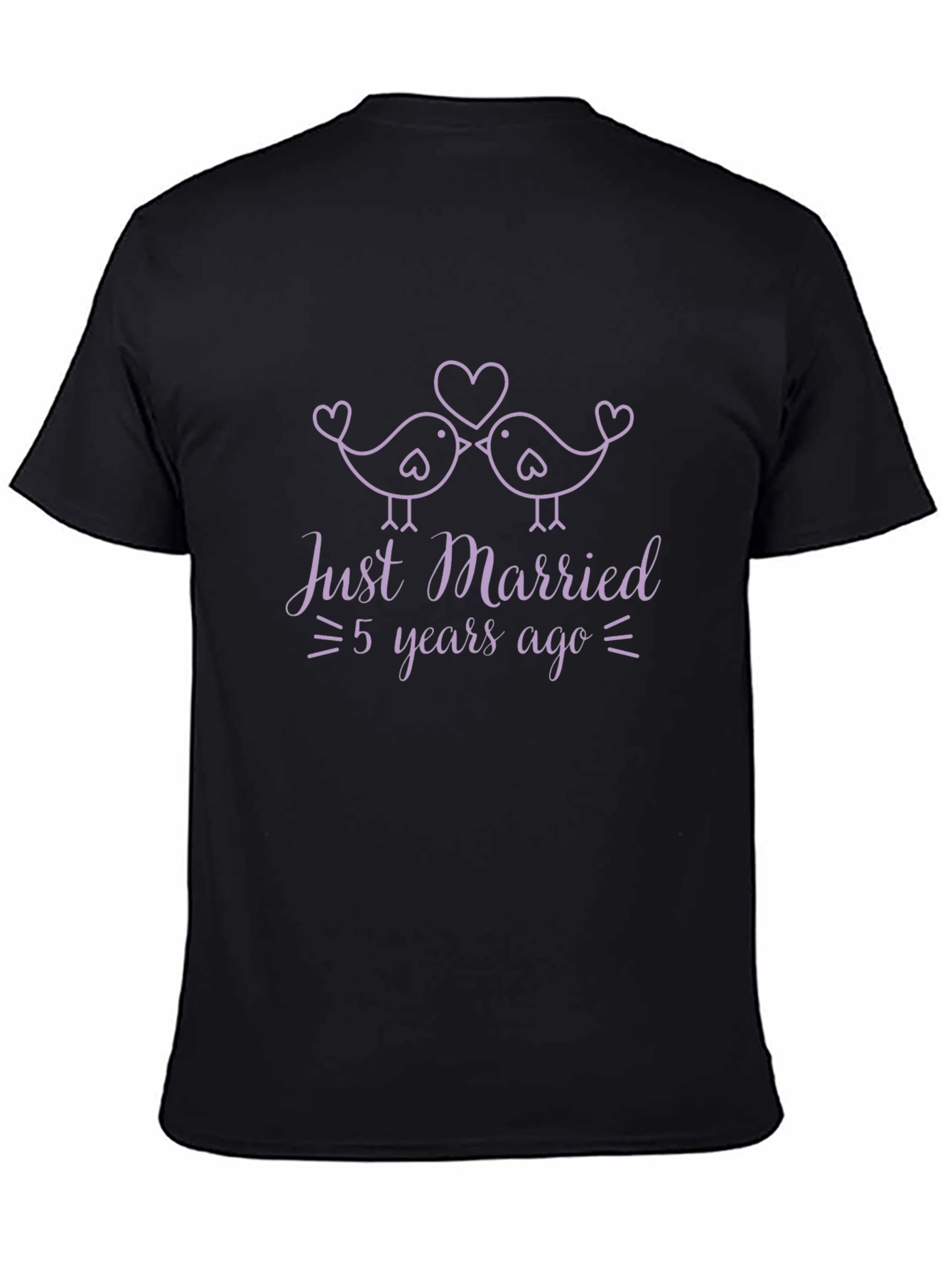 Just Married Anniversary Tee - 5 Years Ago