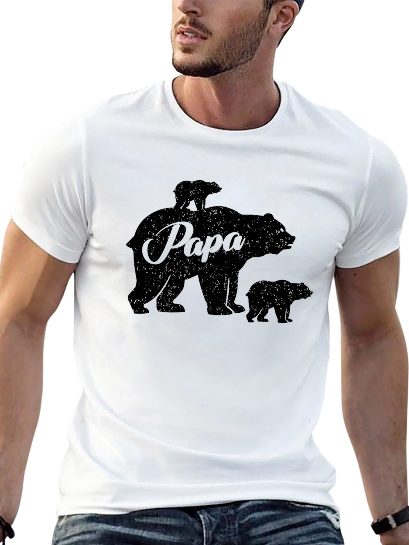 Papa Bear T-Shirt - Fathers Day Gift