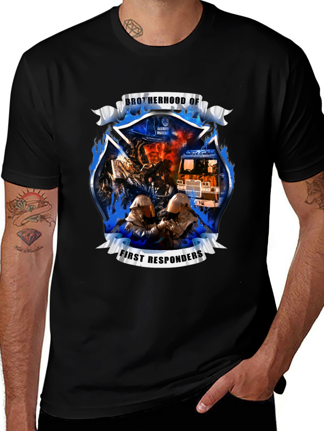 Brotherhood of First Responders Graphic T-Shirt