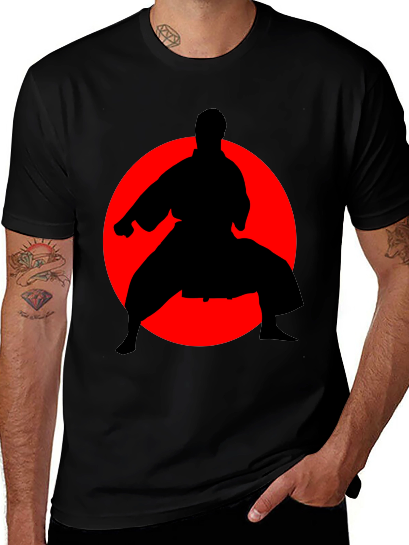 Karate Silhouette T-Shirt