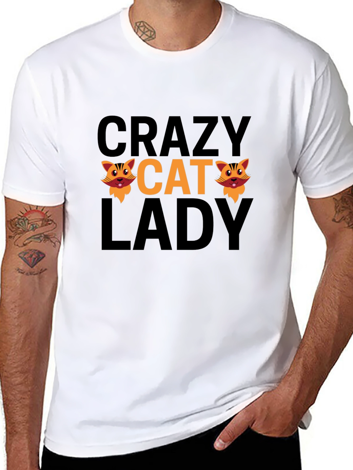 Crazy Cat Lady T-Shirt | Fun Novelty Tee