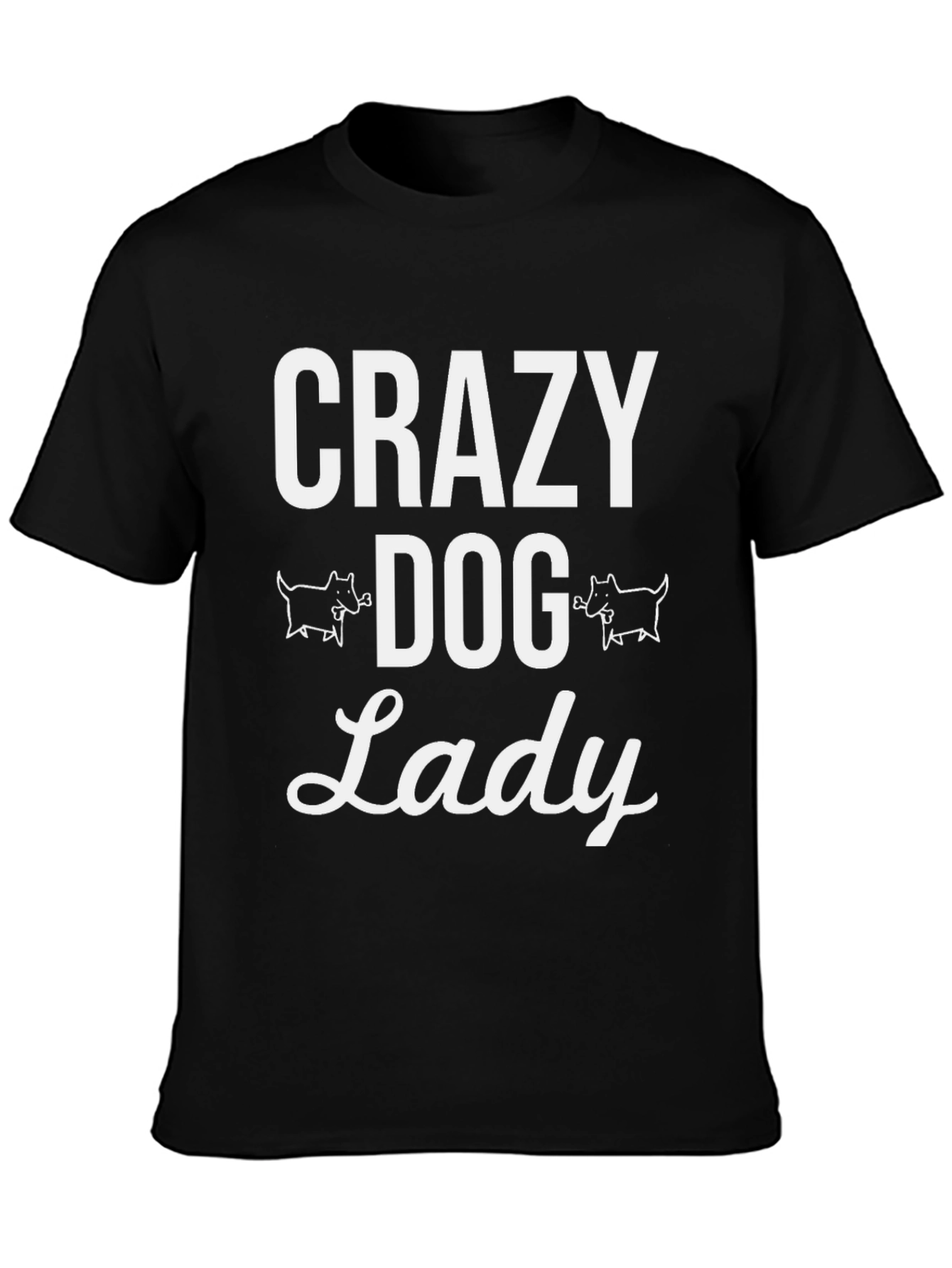 Crazy Dog Lady Graphic Tee - Unisex