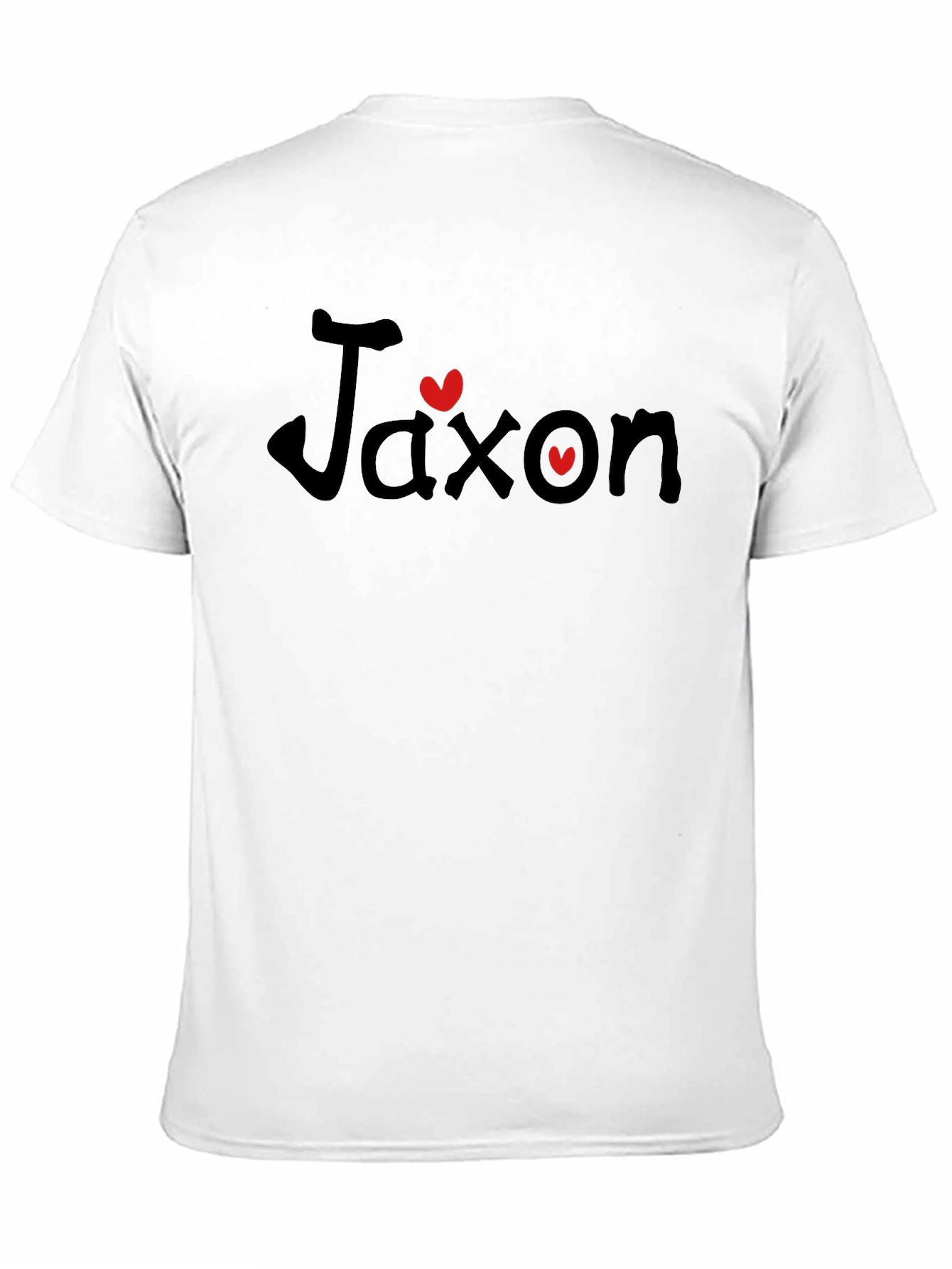 Personalized Jaxon Heart T-Shirt - Custom Name Tee