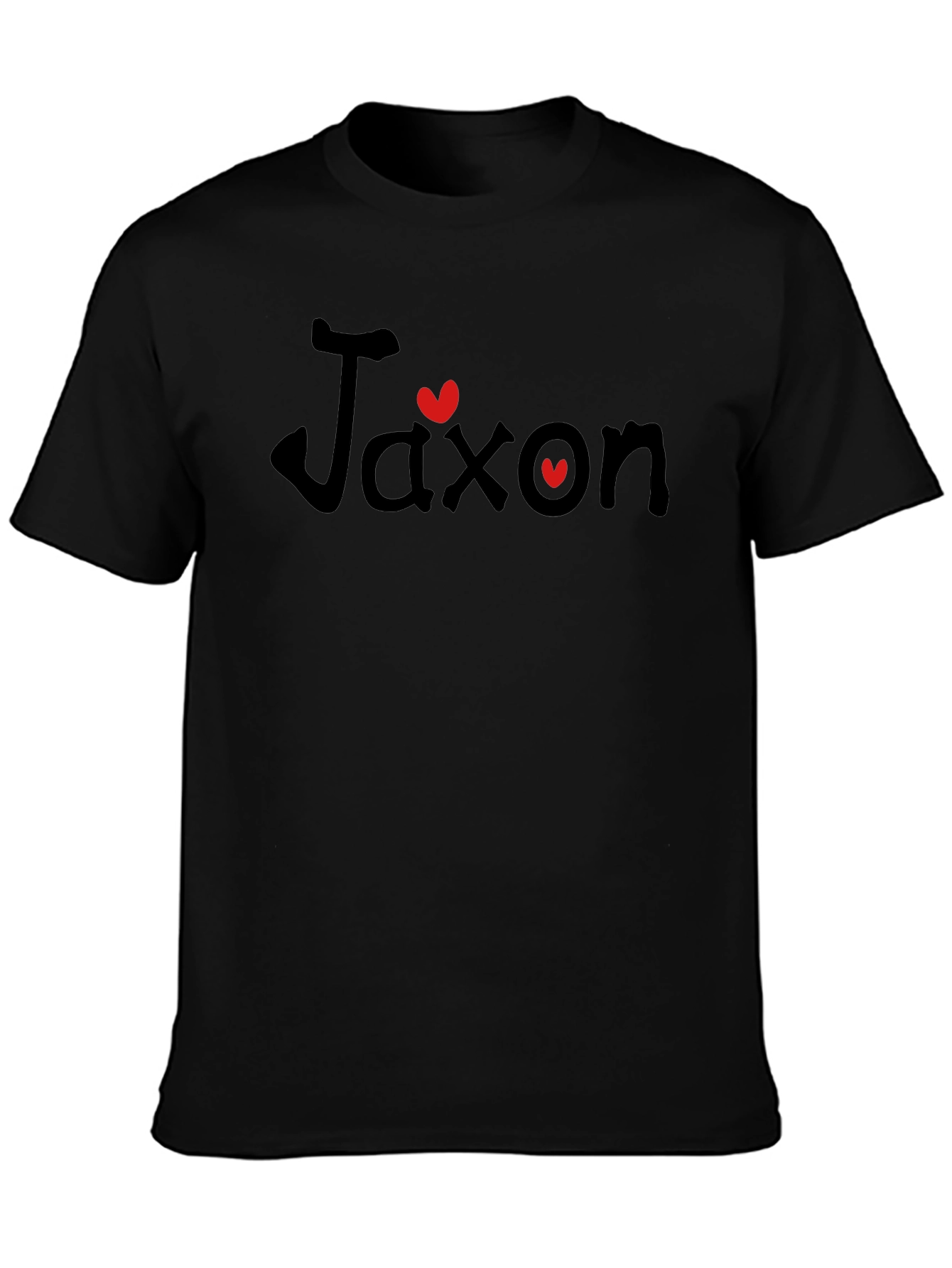 Personalized Jaxon Heart T-Shirt - Custom Name Tee