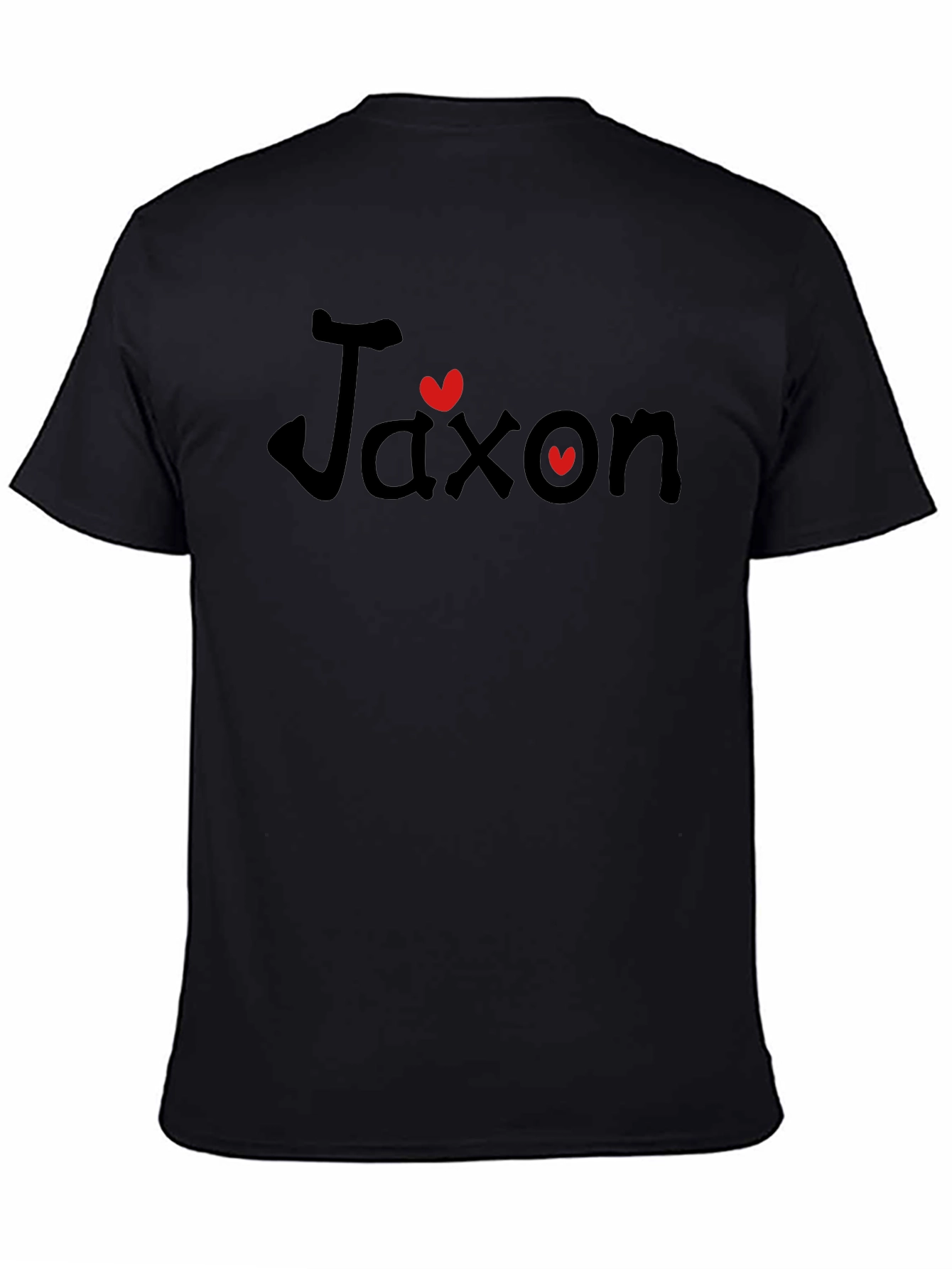 Personalized Jaxon Heart T-Shirt - Custom Name Tee