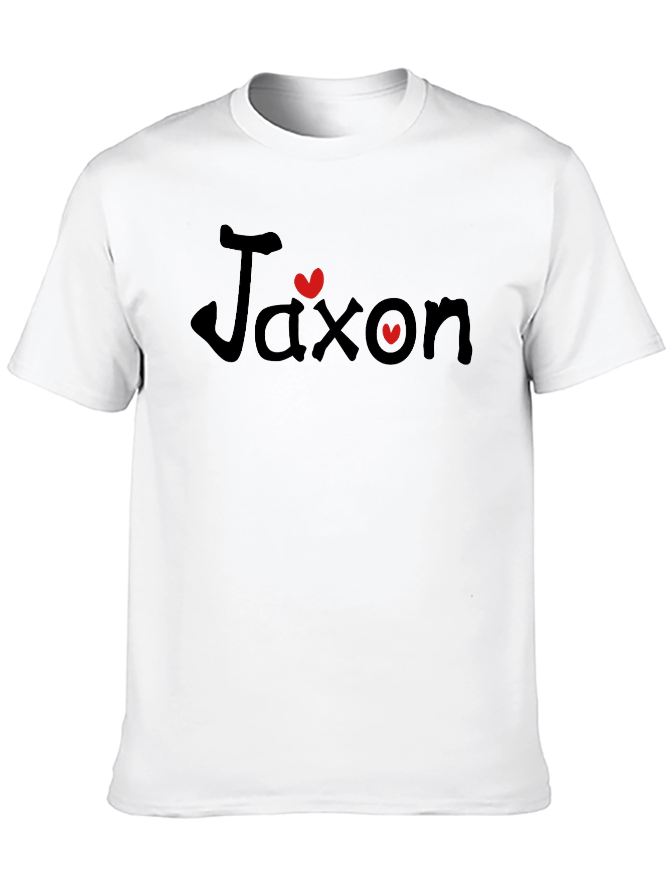 Personalized Jaxon Heart T-Shirt - Custom Name Tee