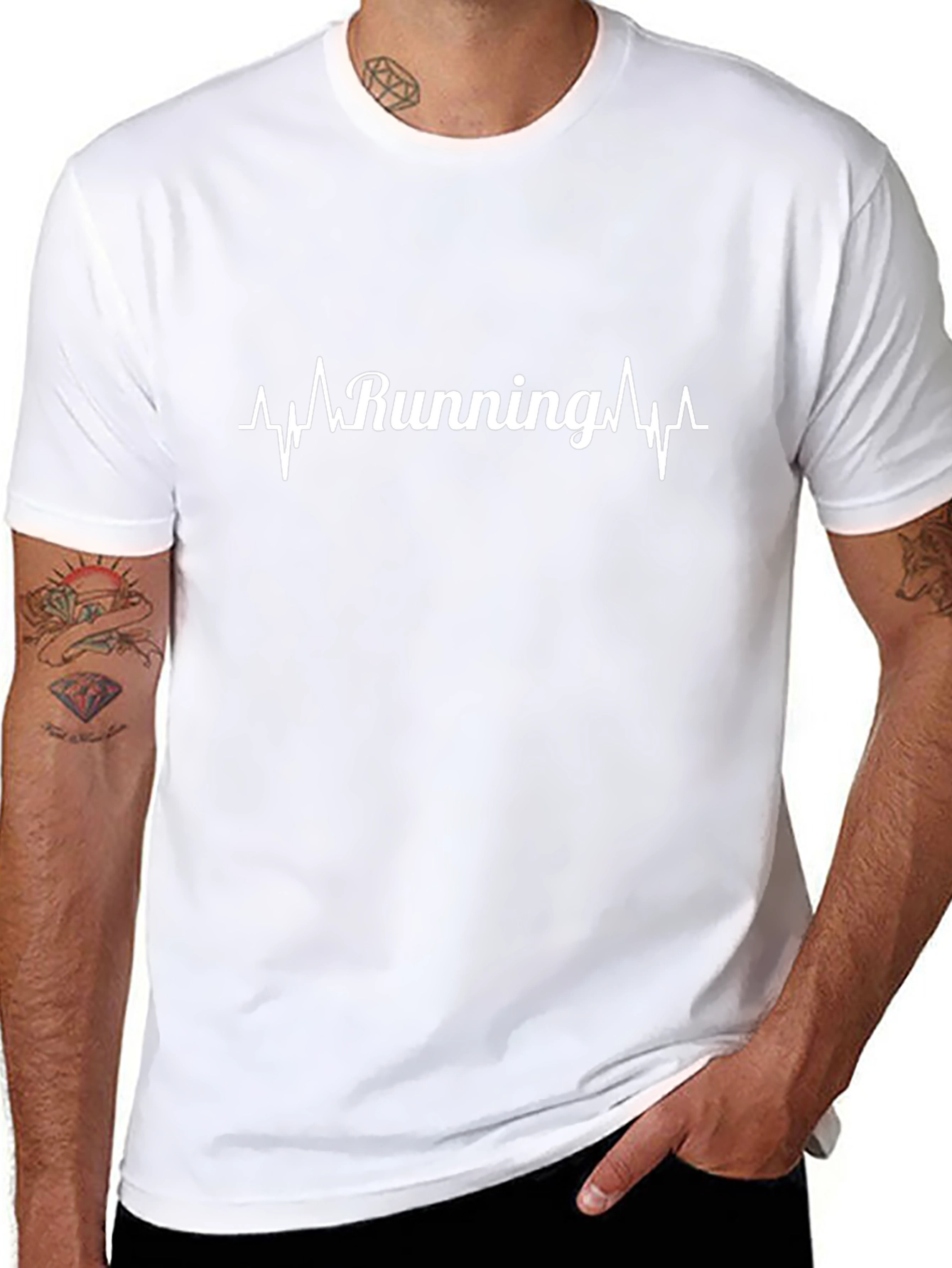 Running Heartbeat T-Shirt - Athletes Choice