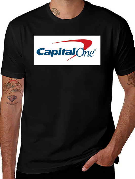 Capital One Logo T-Shirt - Classic Black Tee