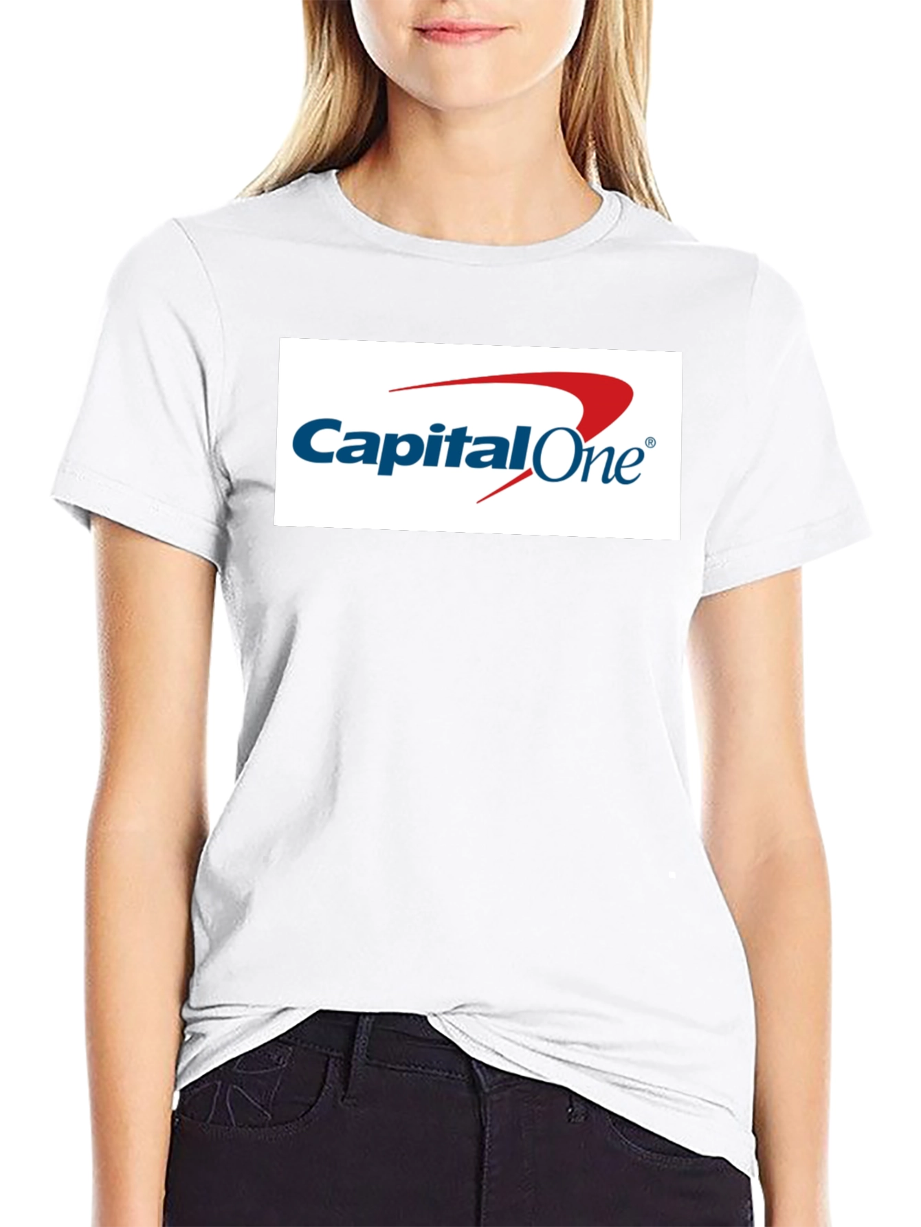 Capital One Logo T-Shirt - Classic Black Tee