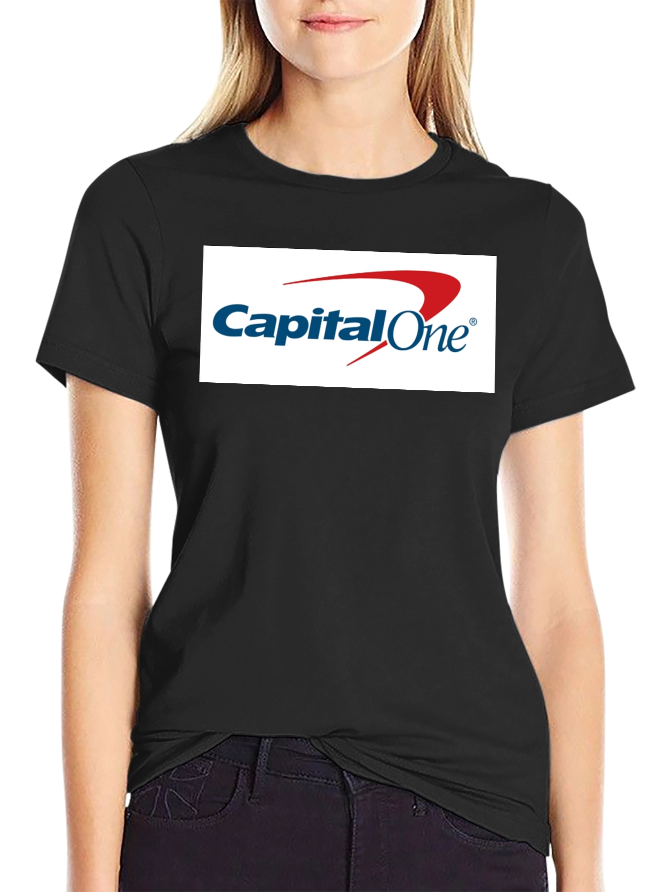 Capital One Logo T-Shirt - Classic Black Tee
