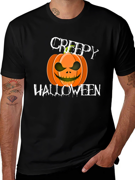 Creepy Halloween Pumpkin T-Shirt