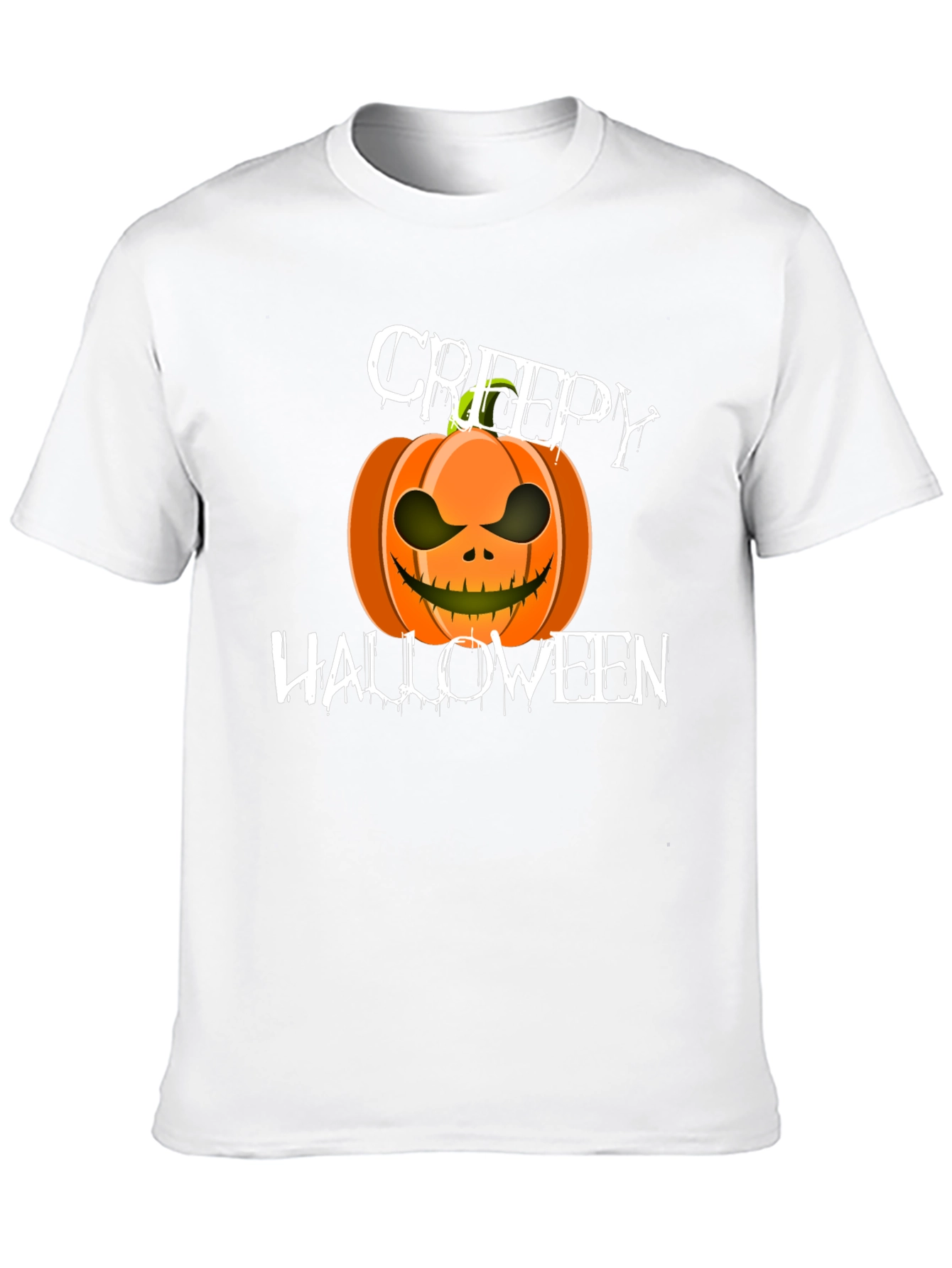Creepy Halloween Pumpkin T-Shirt