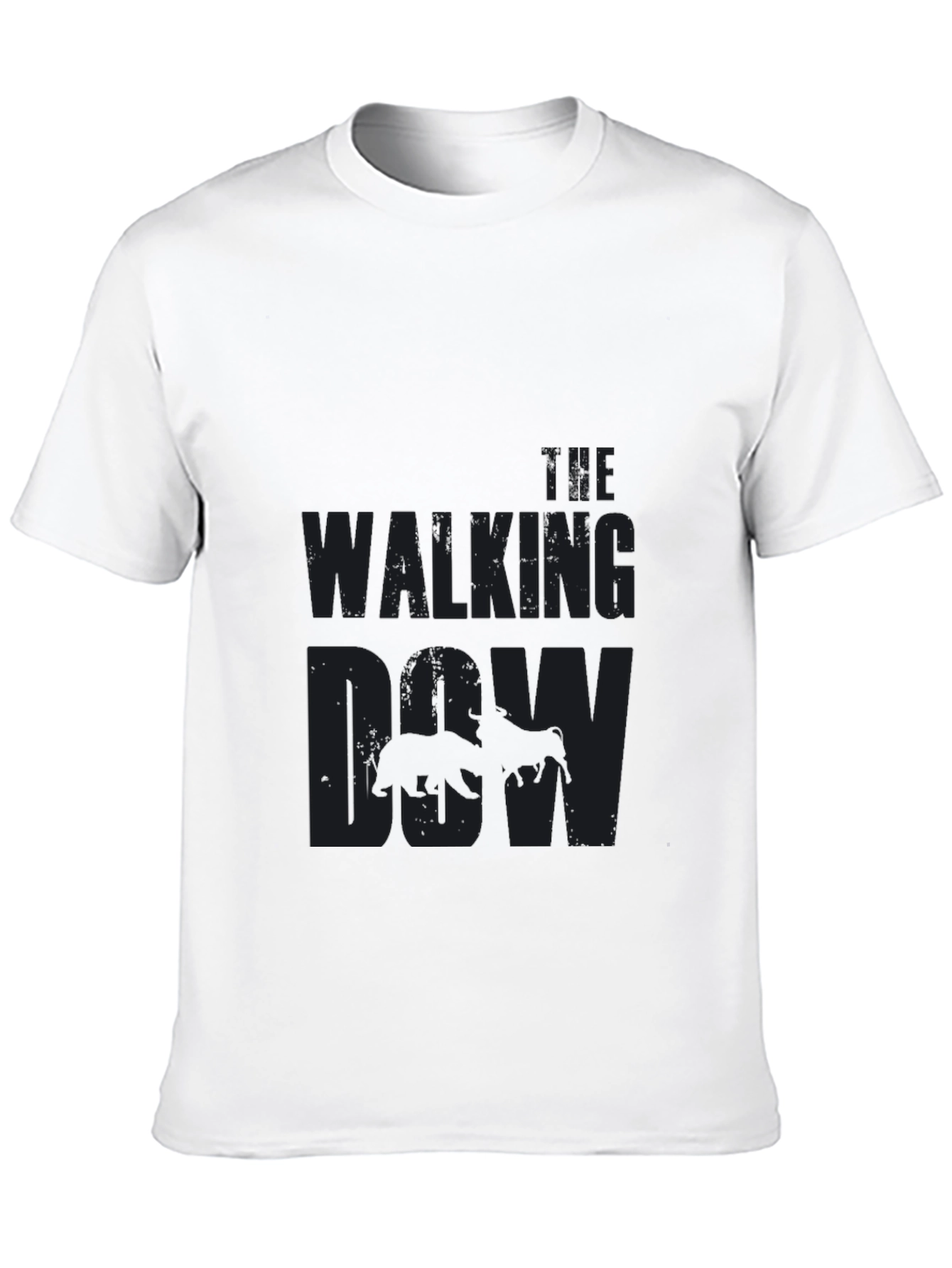 The Walking Cow - Mens Black T-Shirt