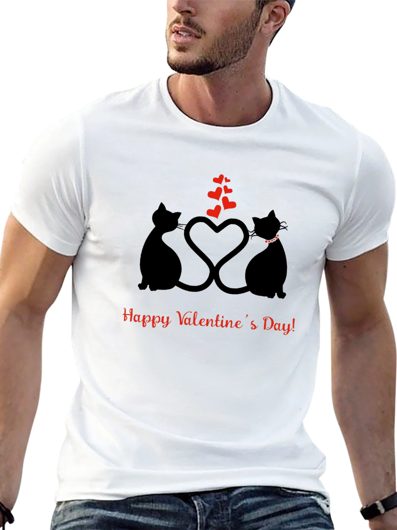 Valentines Day Cats T-Shirt
