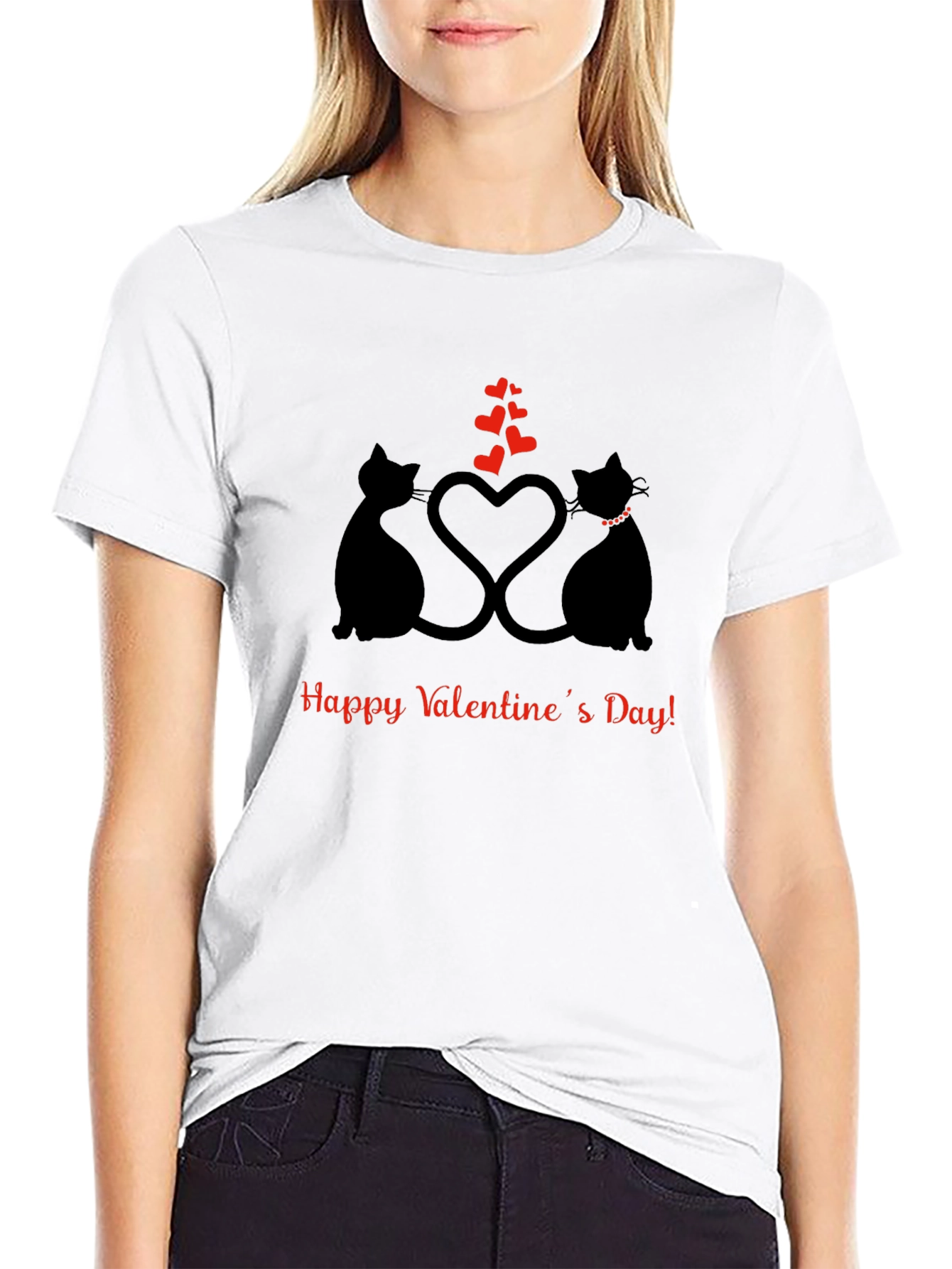 Valentines Day Cats T-Shirt