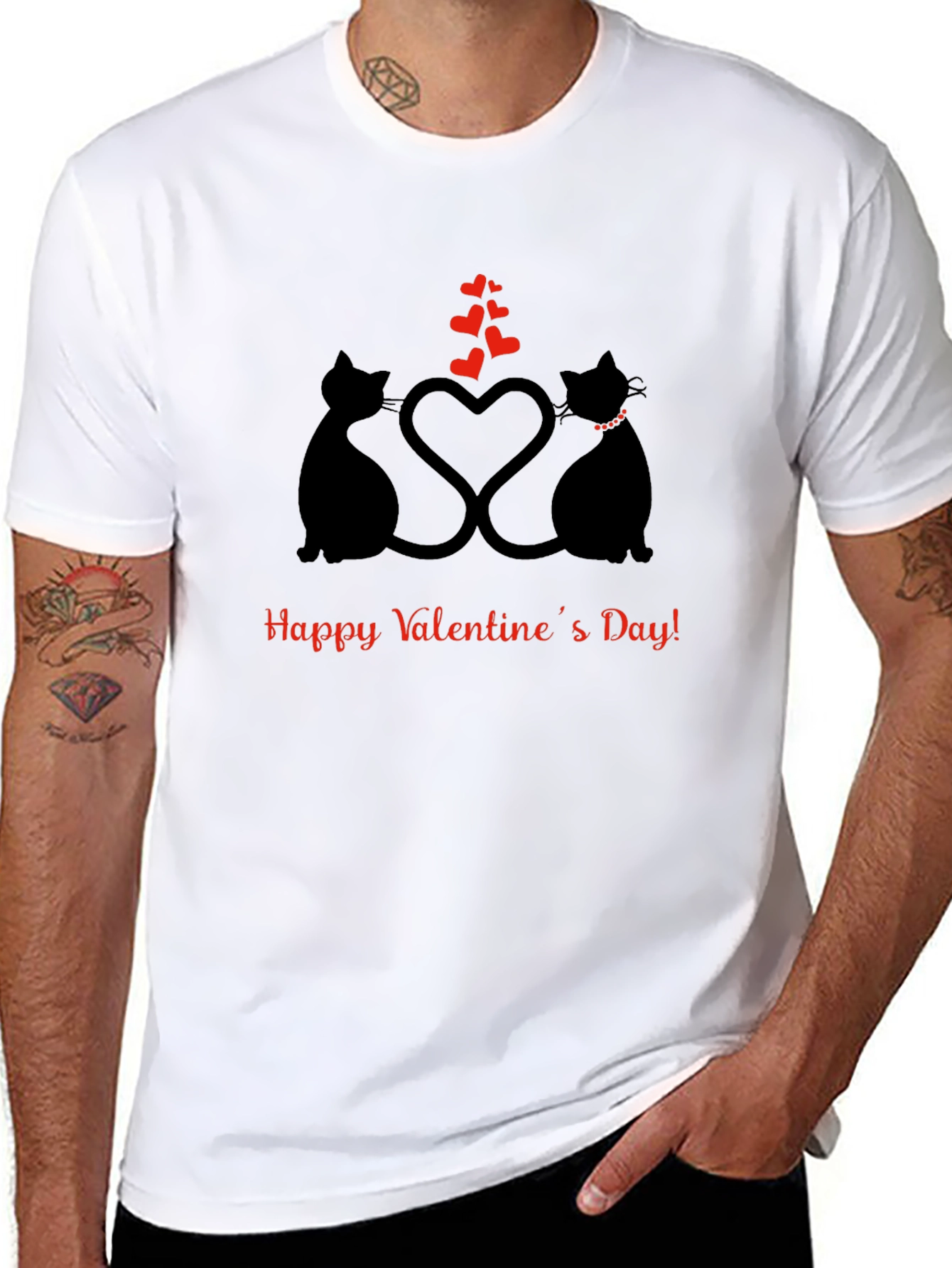 Valentines Day Cats T-Shirt