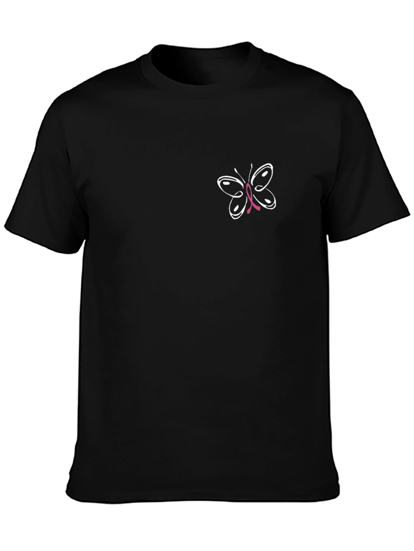 Breast Cancer Awareness Butterfly T-Shirt