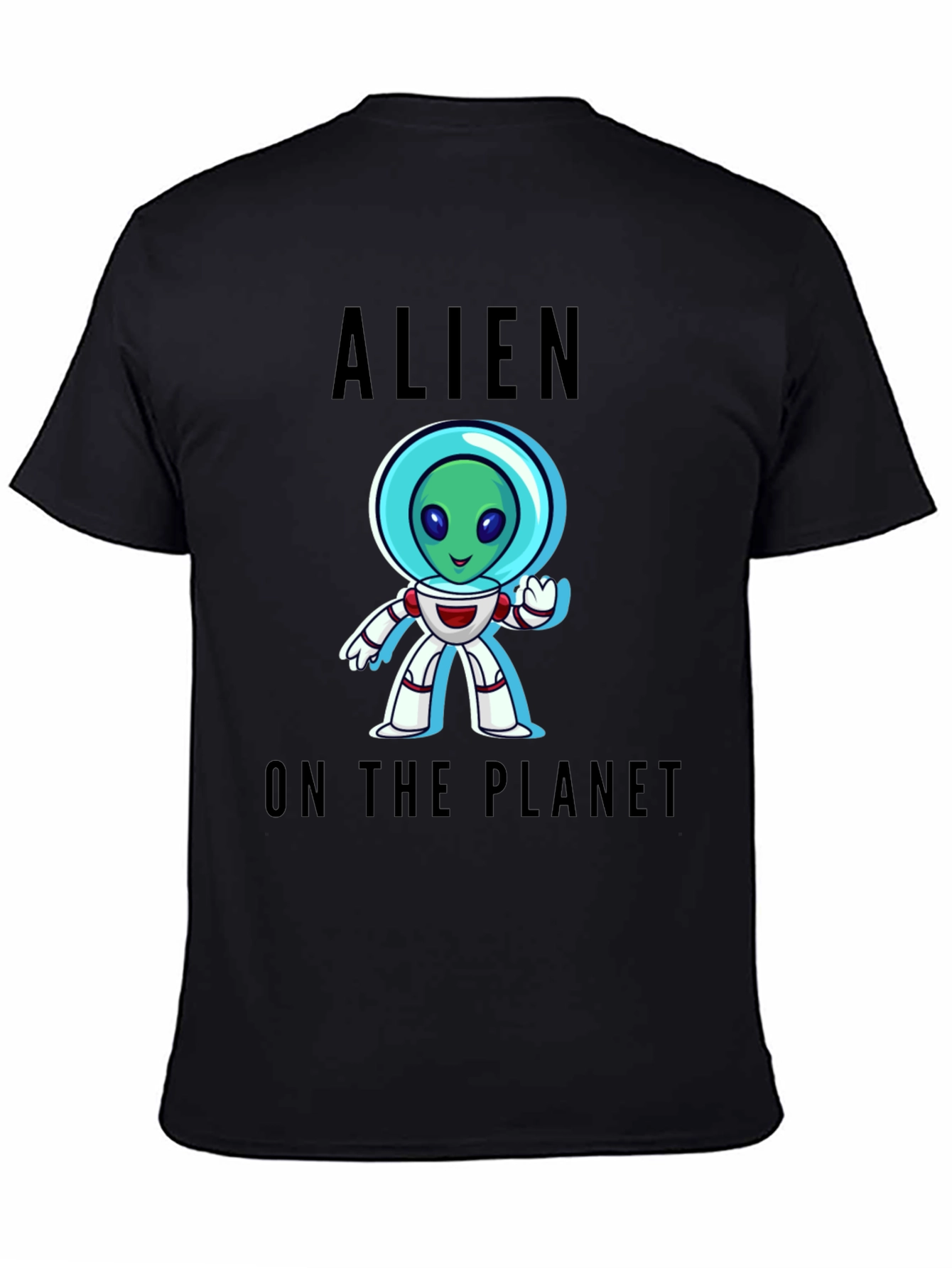 Alien On The Planet Graphic T-Shirt