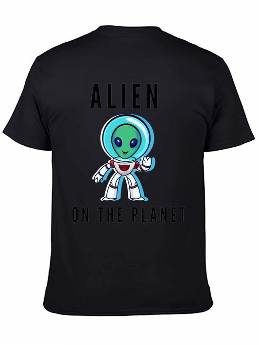 Alien On The Planet Graphic T-Shirt