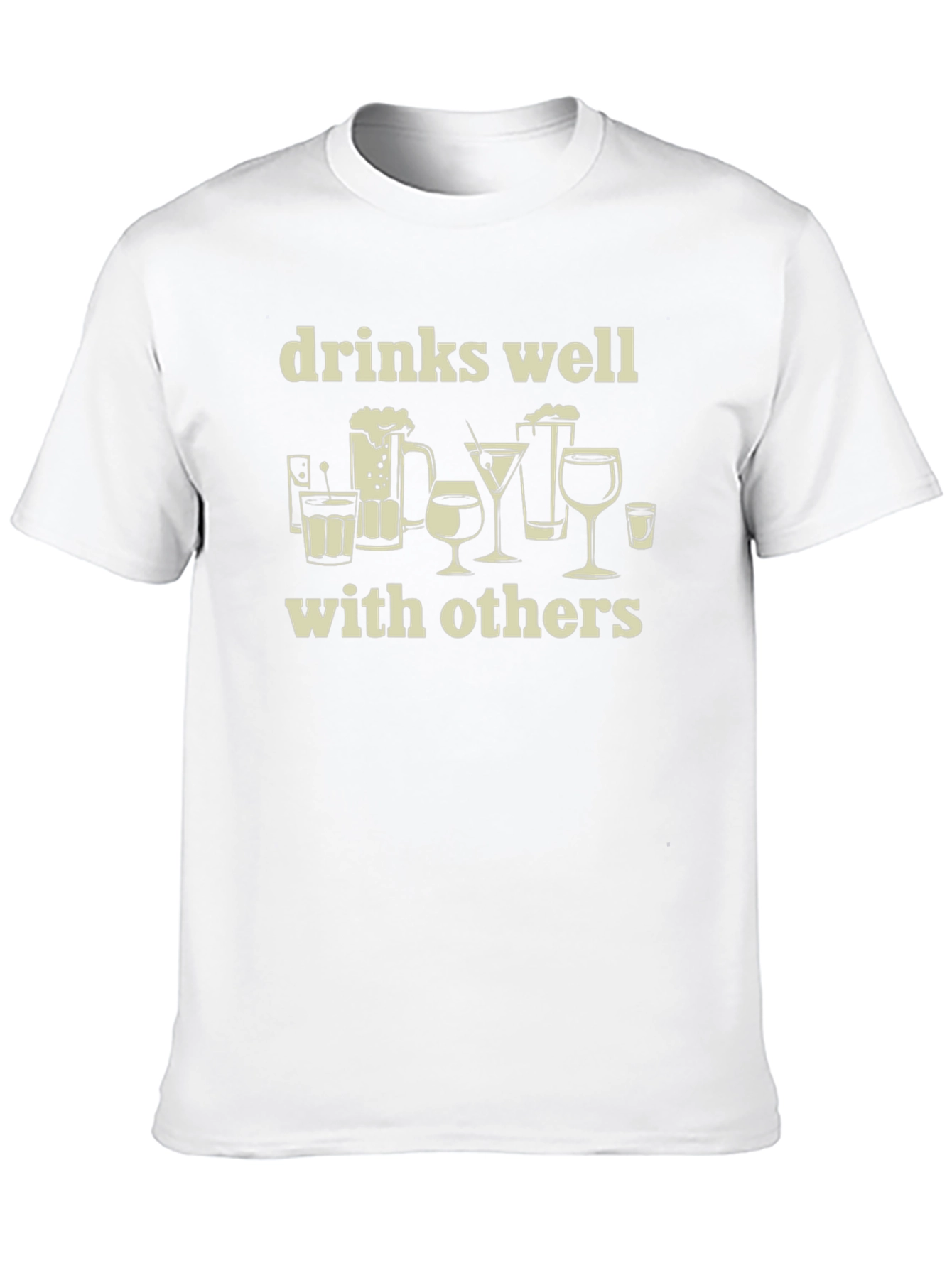 Drinks Well With Others Graphic Tee