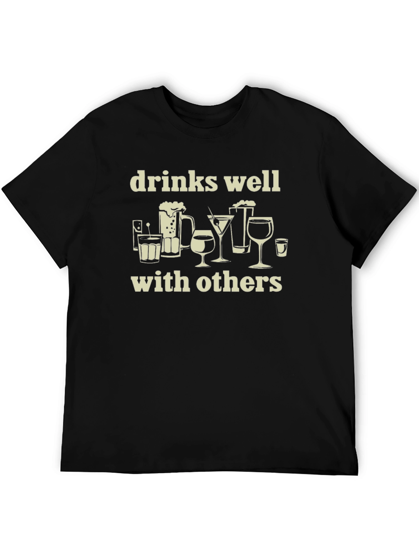Drinks Well With Others Graphic Tee