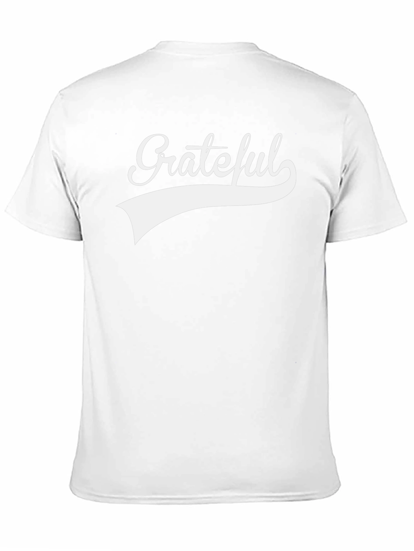 Grateful Graphic Tee - Black Cotton Blend T-Shirt