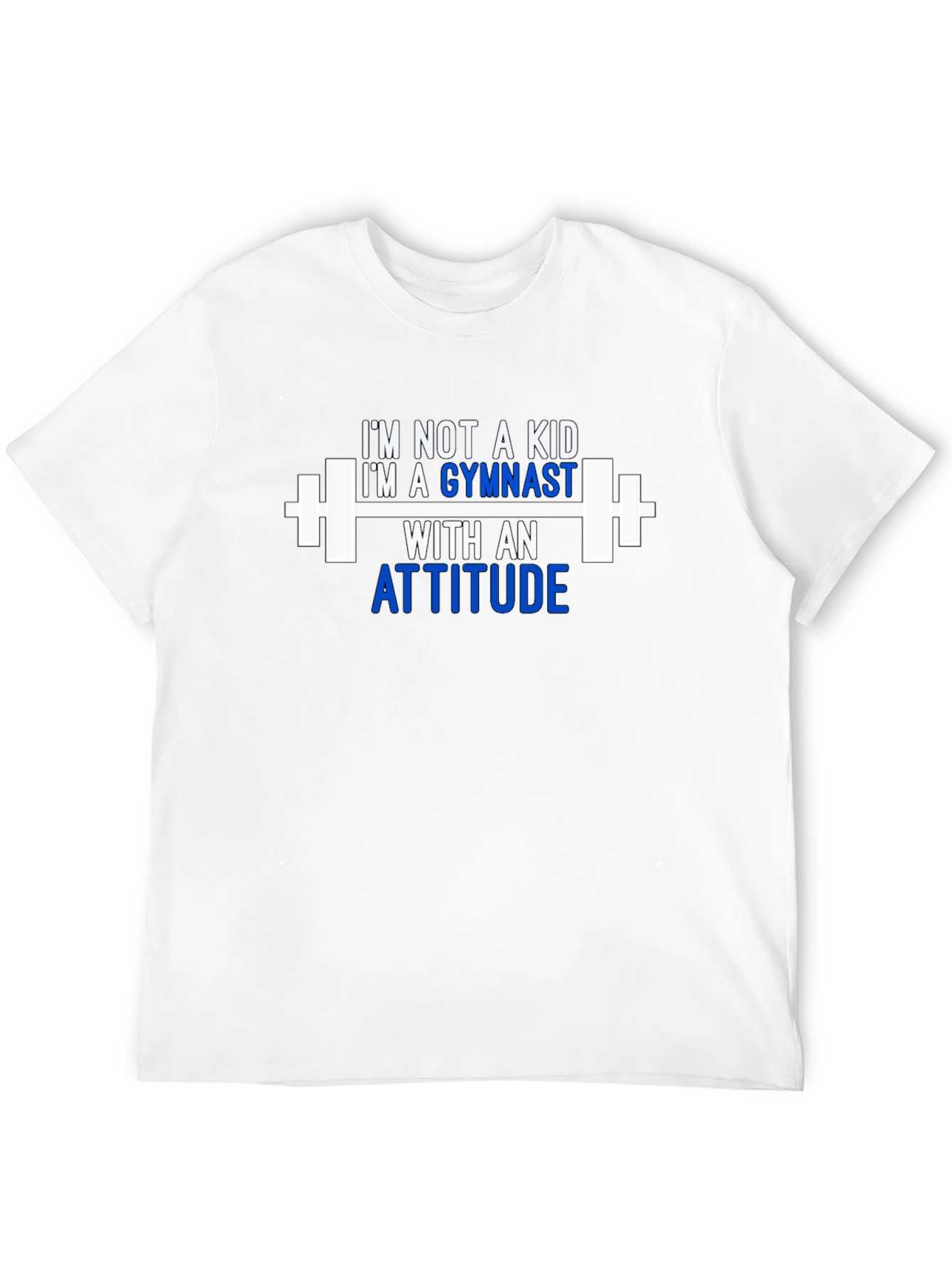 Gymnast Attitude T-Shirt - Black Cotton Tee