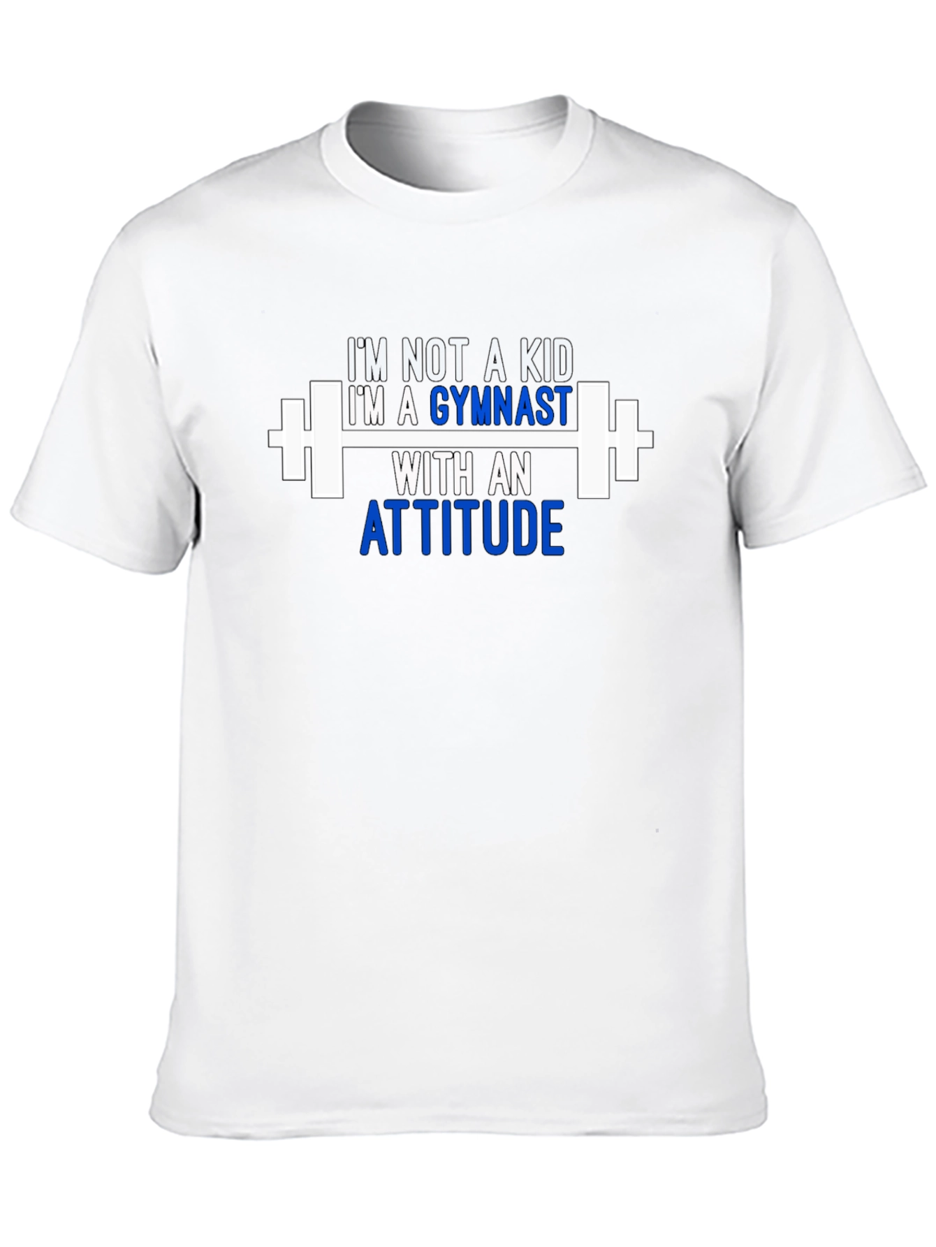 Gymnast Attitude T-Shirt - Black Cotton Tee