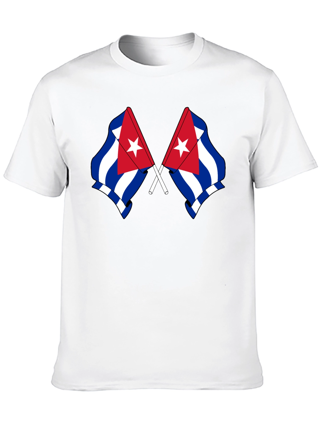 Cuban Flag Graphic Tee - Stylish & Patriotic