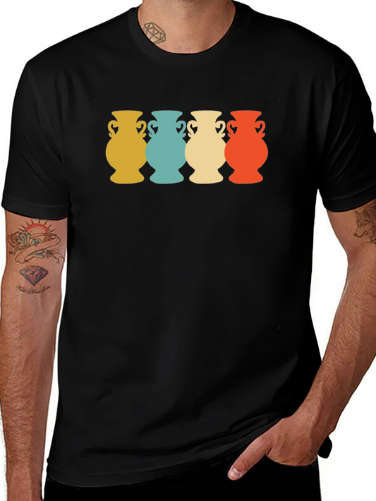 Retro Vase Graphic T-Shirt