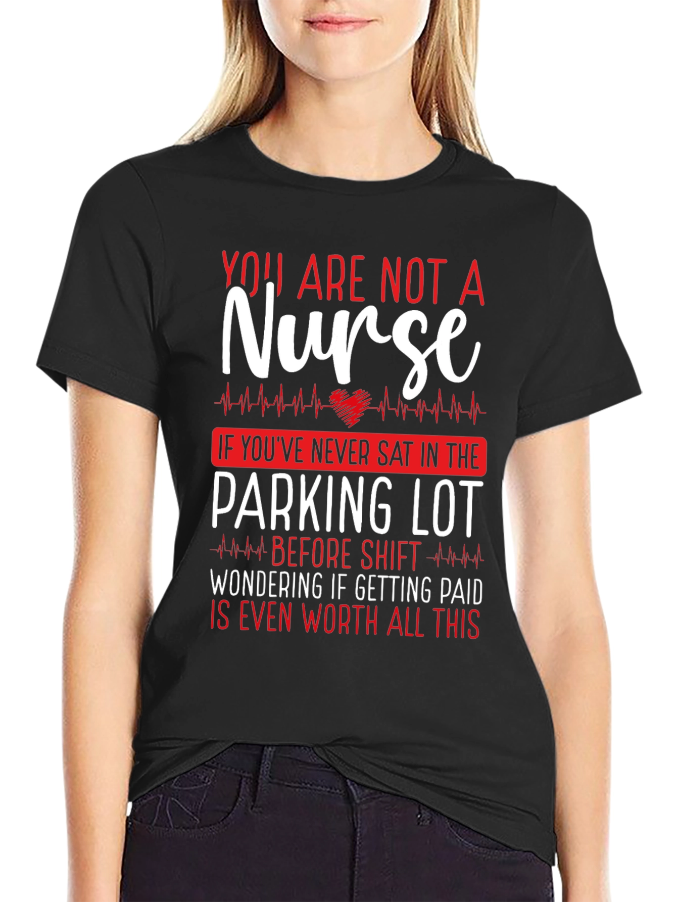 Nurse Parking Lot T-Shirt Funny Nursing Tee