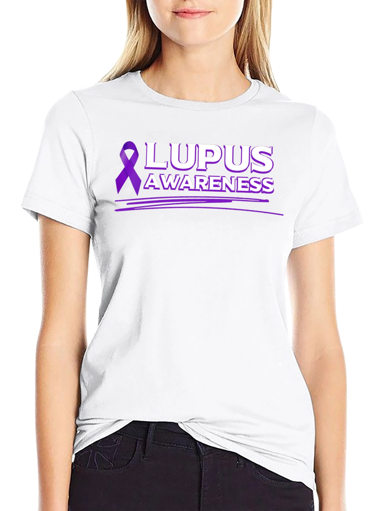 Lupus Awareness T-Shirt - Black