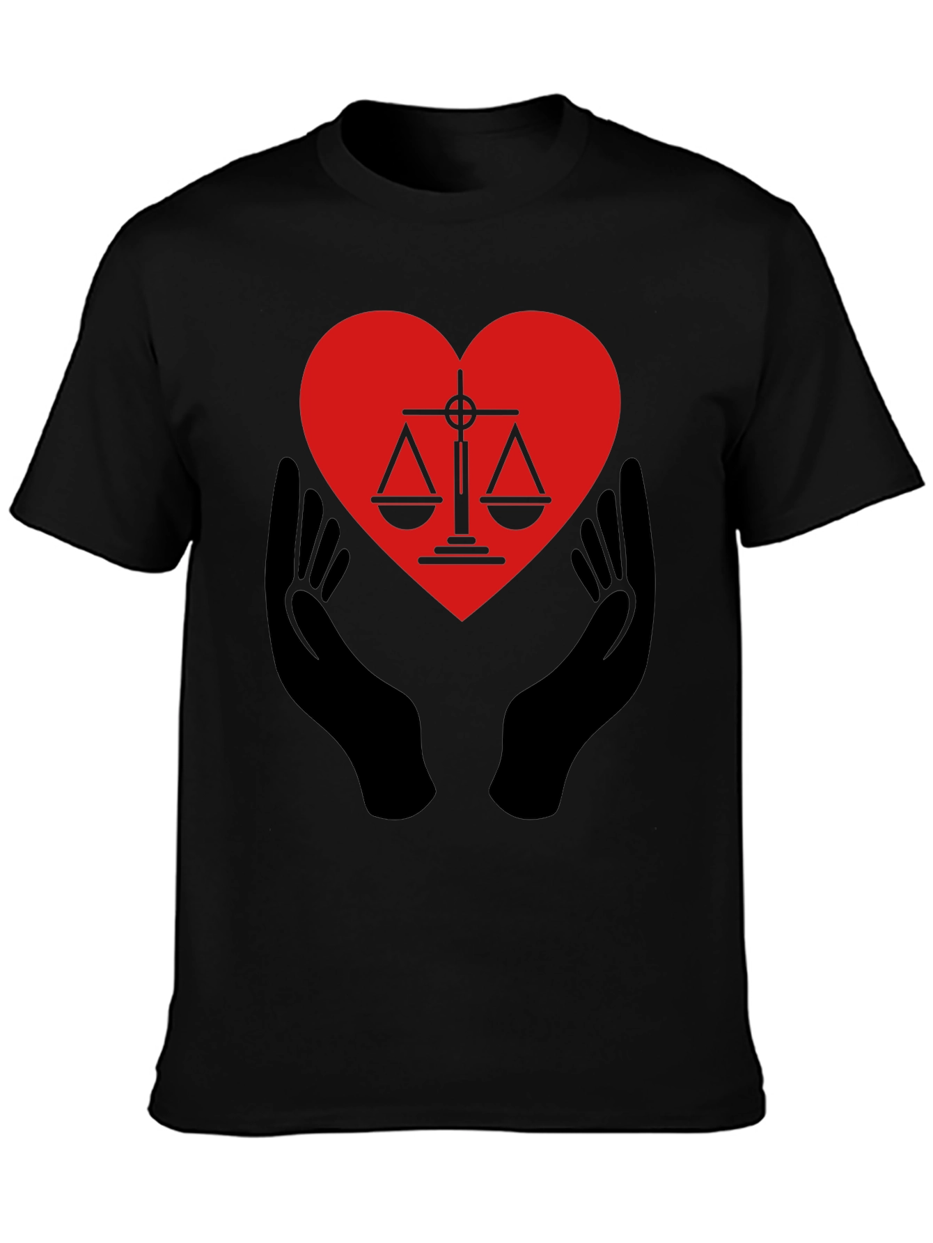 Justice Heart T-Shirt: Law & Love United