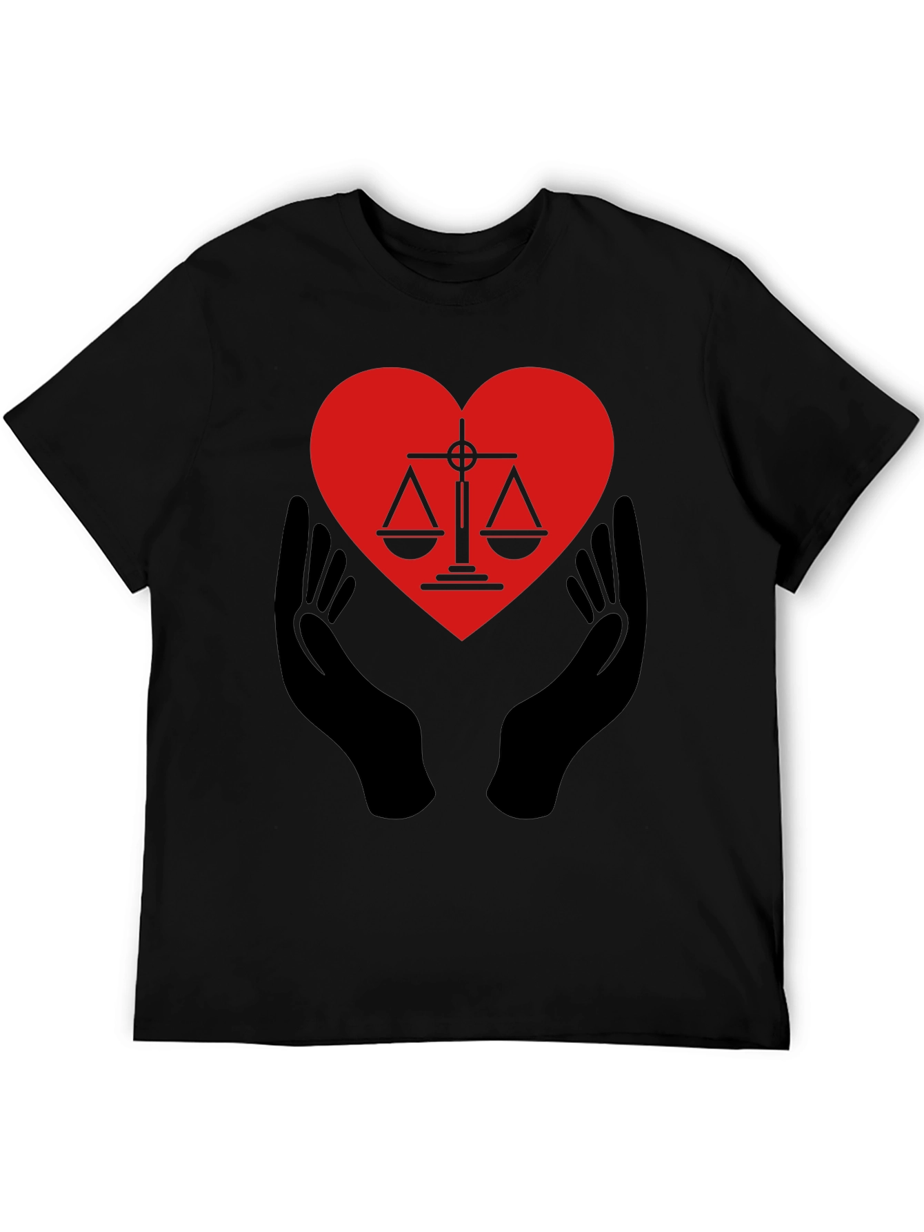 Justice Heart T-Shirt: Law & Love United