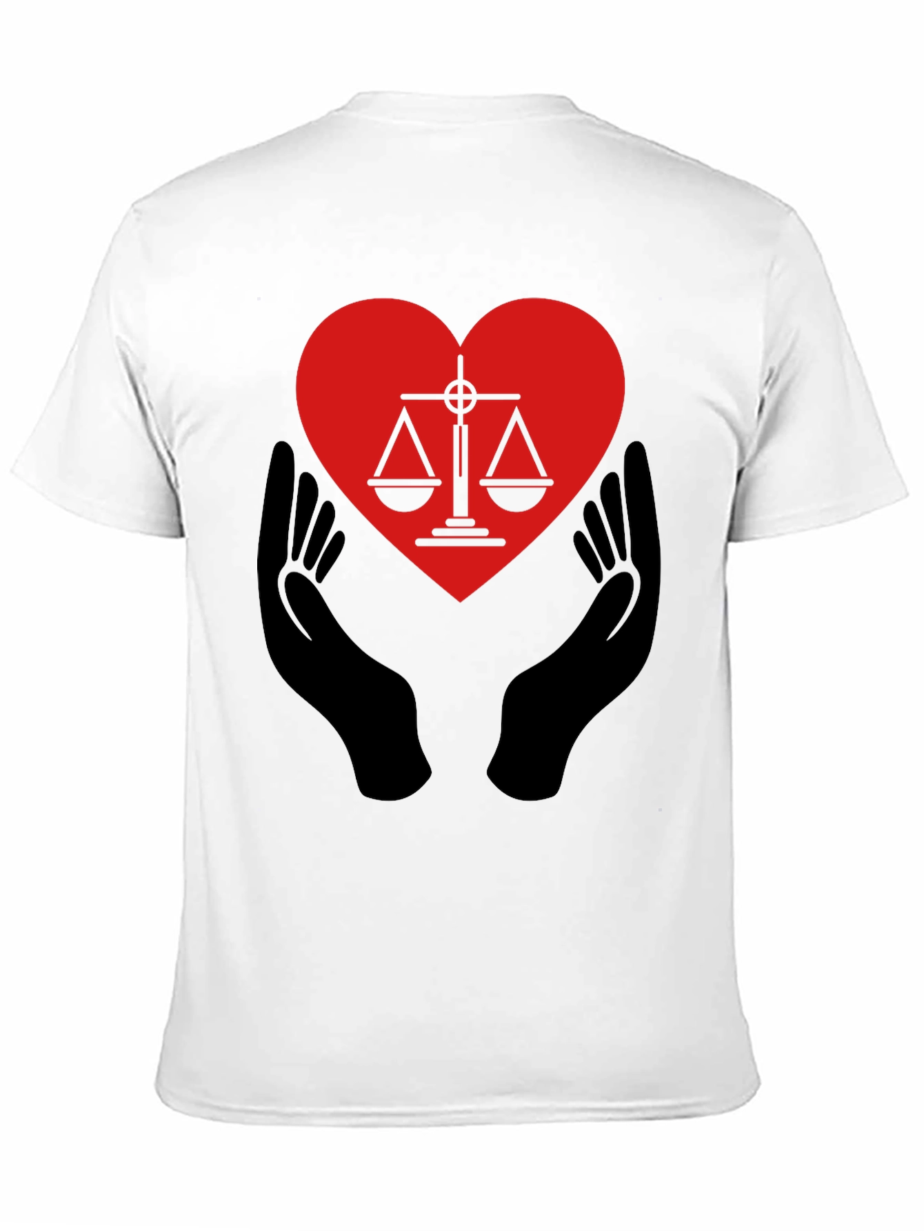 Justice Heart T-Shirt: Law & Love United