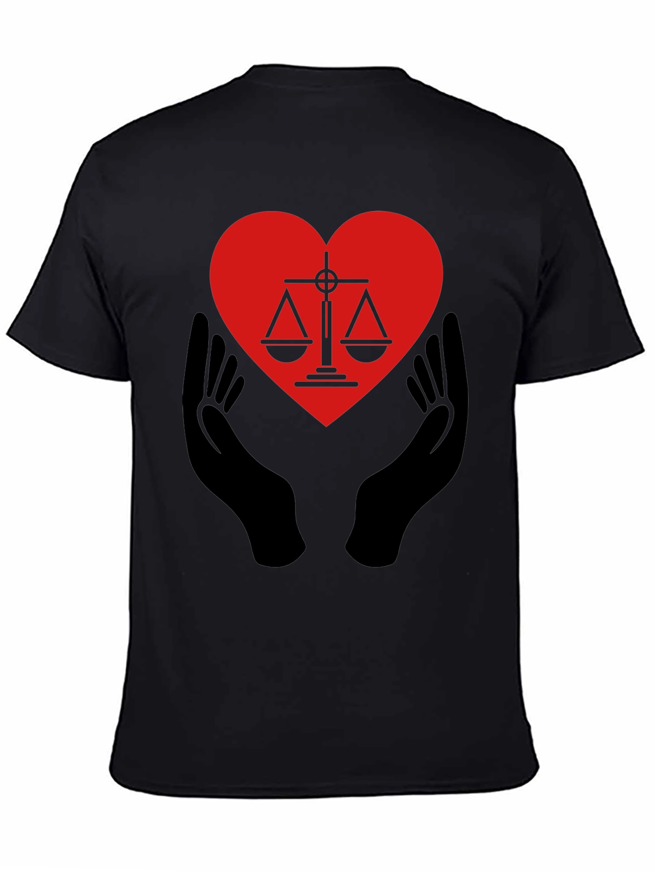 Justice Heart T-Shirt: Law & Love United