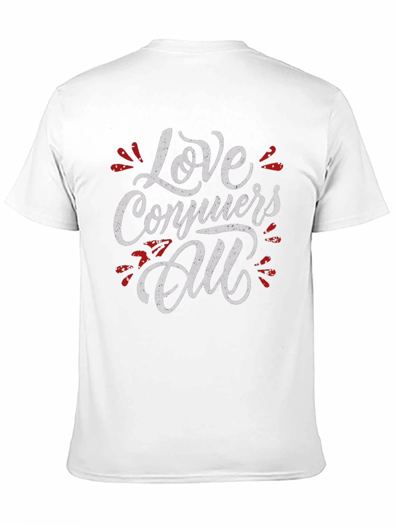Love Conquers All Graphic Tee - Black