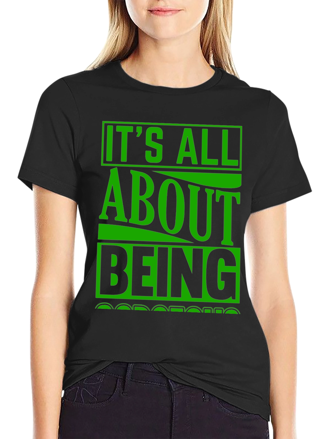 Its All About Being Awesome Black T-Shirt