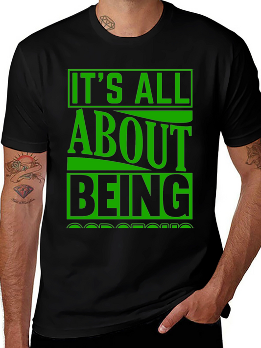 Its All About Being Awesome Black T-Shirt
