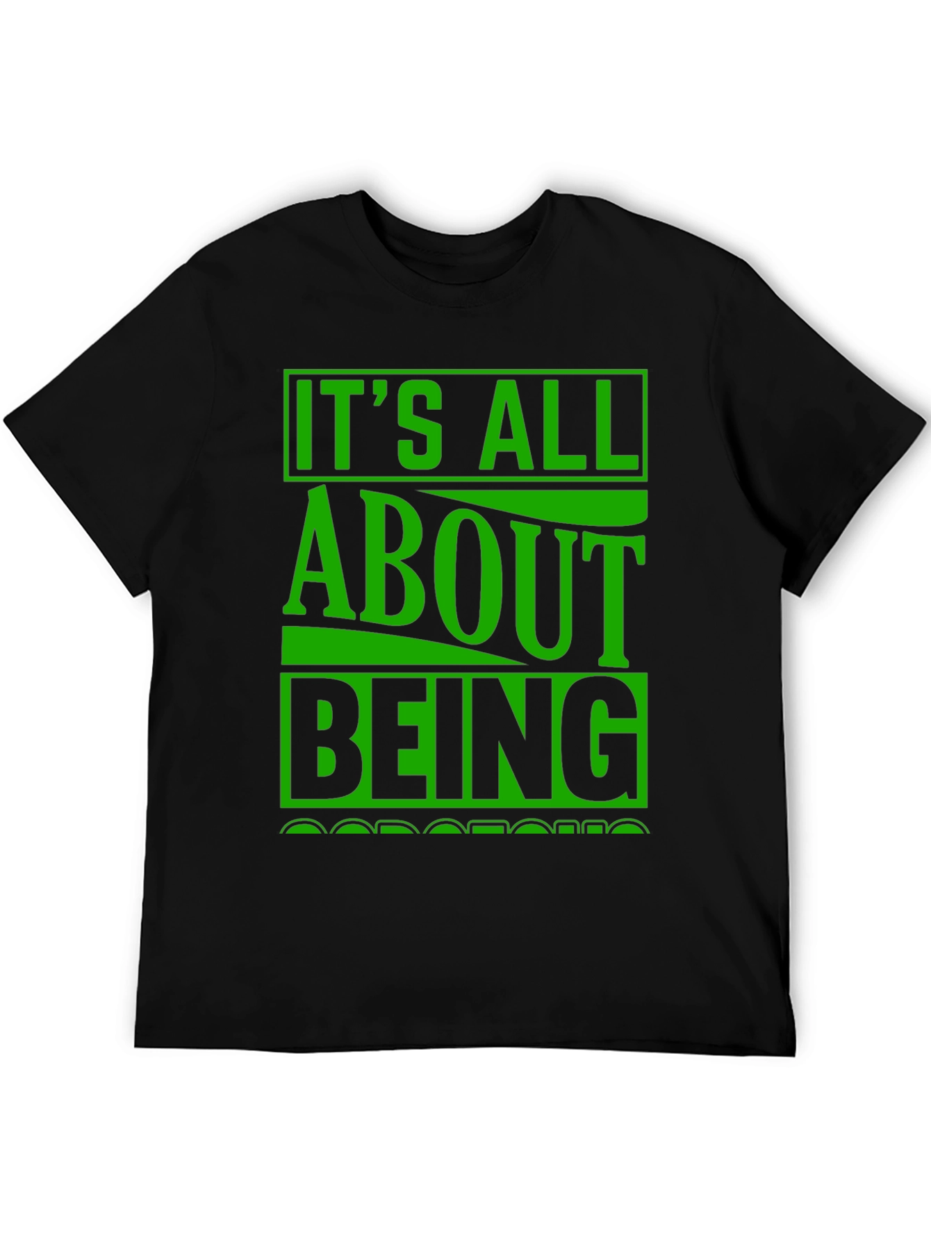 Its All About Being Awesome Black T-Shirt