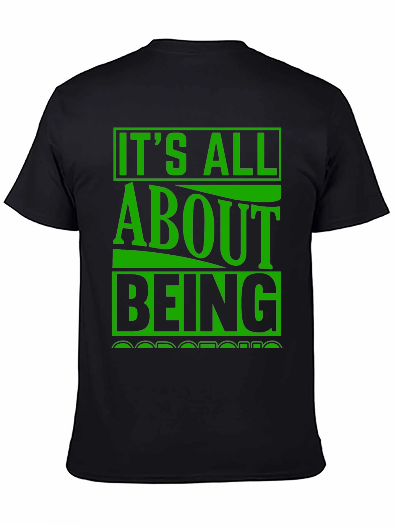 Its All About Being Awesome Black T-Shirt