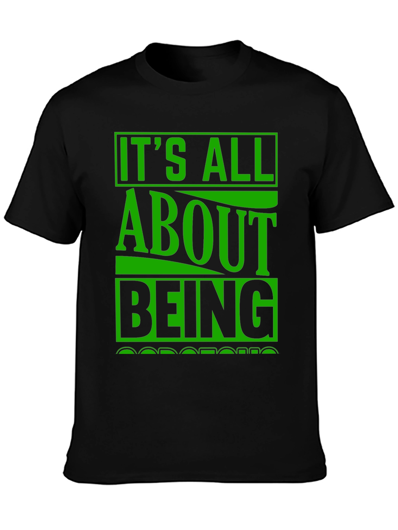 Its All About Being Awesome Black T-Shirt