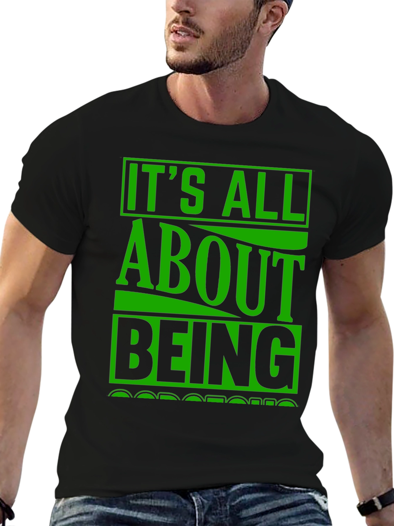 Its All About Being Awesome Black T-Shirt